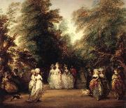 Thomas Gainsborough The mall in St.James's Park oil on canvas